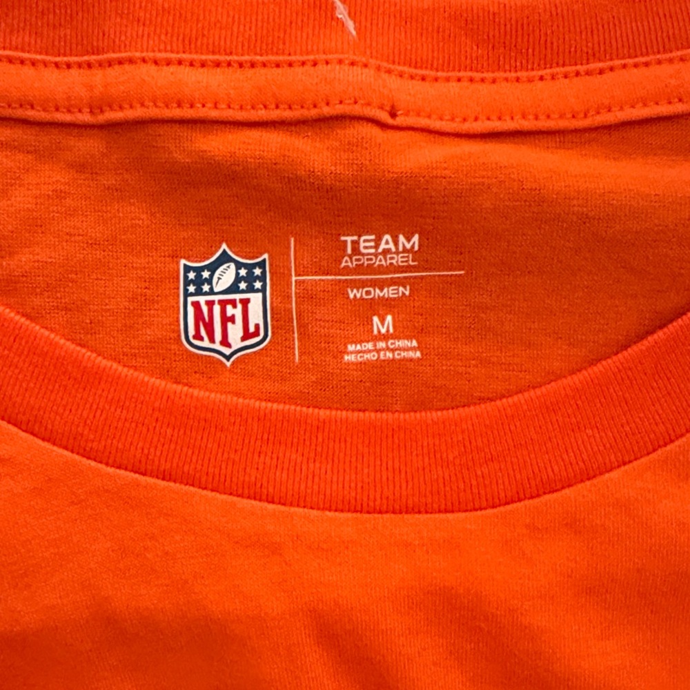 5- NFL Bengals Orange Short Sleeve Tee - Picture 2 of 7